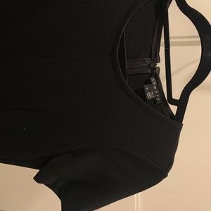 Theory Cotton Black Dress